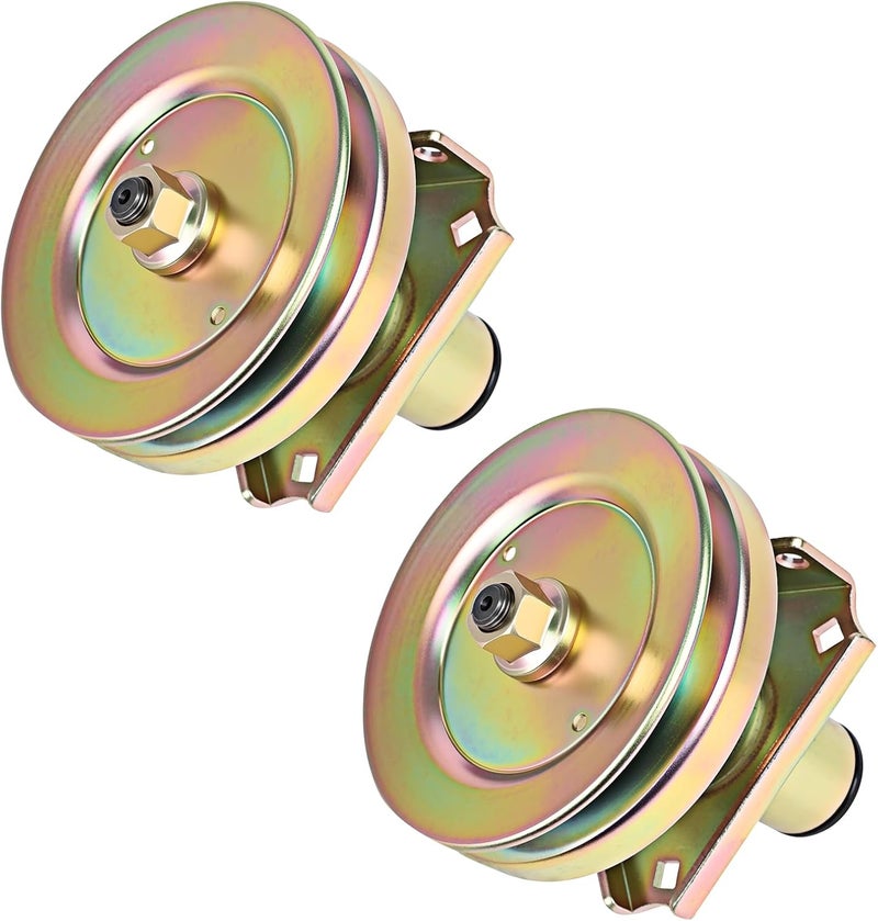 wyevee AM128048 AM126112 Spindle Assembly, Compatible with John Dee re LT155 LT133 LT150 LT160 LT166 LT180 Lawn Tractor, Deck Spindle-2 Pack - Image 1